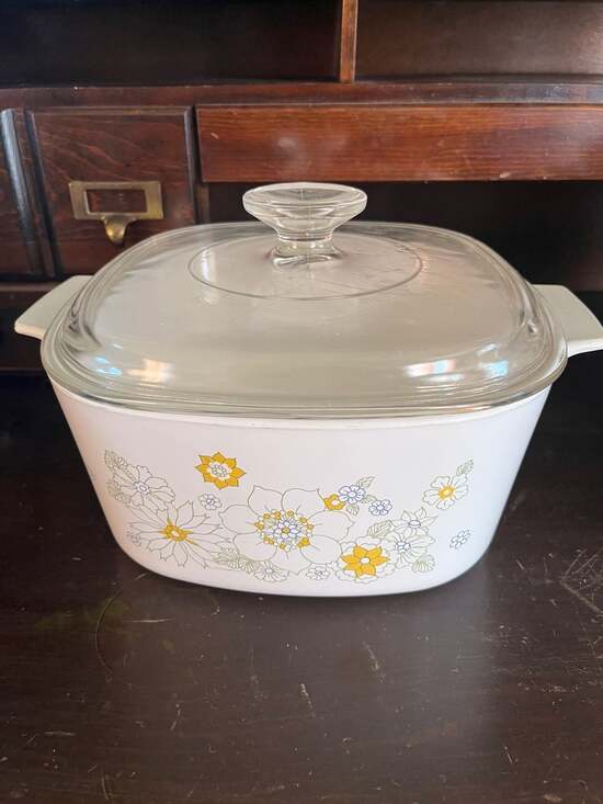 CorningWare Other - CorningWare A-3-B 3 Quart Casserole Dish with Lid, Wildflower Pattern